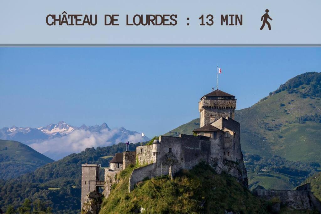 Ferienwohnung Le Jeanne 4/6 Couchages, Wifi, Sanctuaire Lourdes Exterior foto