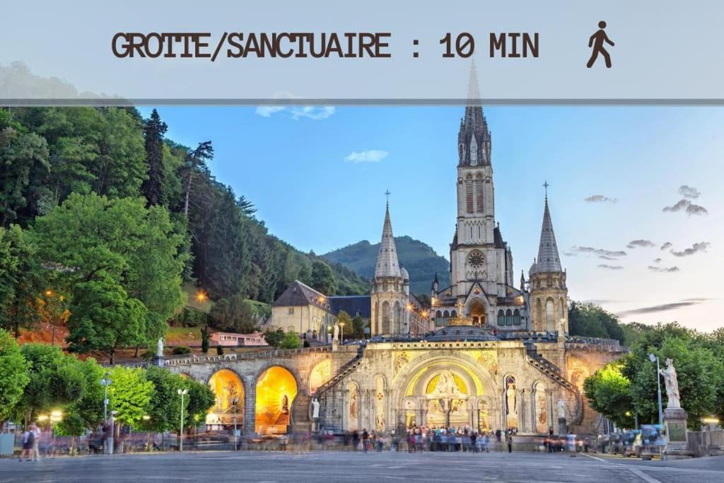 Ferienwohnung Le Jeanne 4/6 Couchages, Wifi, Sanctuaire Lourdes Exterior foto